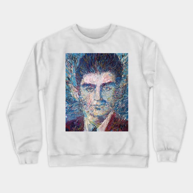 FRANZ KAFKA oil portrait Crewneck Sweatshirt by lautir